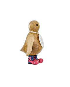 DCUK Spotty Hat and Boots Duckling - Pink